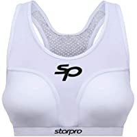 Starpro Femenino Protector de Pecho | Poliéster Blanco | Protección mamaria para Sparring en Boxeo MMA Kickboxing Artes…